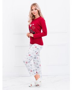 Women's pyjamas ULR147 - red