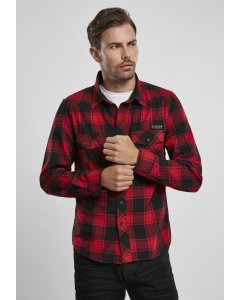 Pánská košile // Brandit Checked Shirt red black