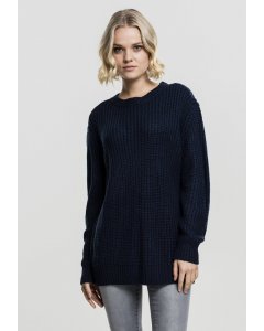 Dámský svetr // Urban classics Ladies Basic Crew Sweater navy