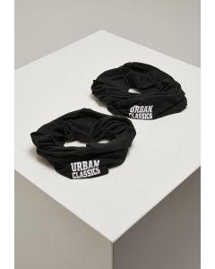 Pánská šála // Urban classics Logo Tube Scarf 2-Pack black