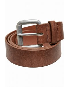 Pánský pásek // Urban Classics / Synthetic Leather Thorn Buckle Casual Belt brow