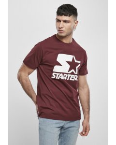 Pánské tričko krátký rukáv // Starter Starter Logo Tee oxblood