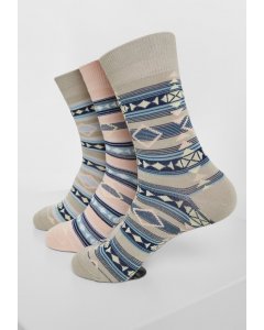 Ponožky // Urban classics Inka Socks 3-Pack multicolor