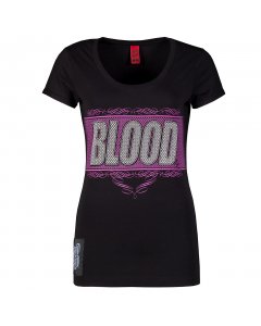 Dámské tričko krátký rukáv // Blood In Blood Out Blood Clean Logo D-T-Shirt