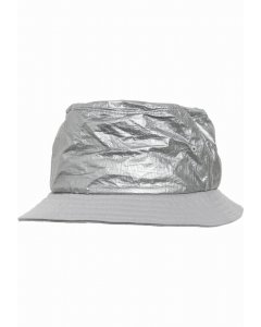Klobouk // Flexfit Crinkled Paper Bucket Hat silver