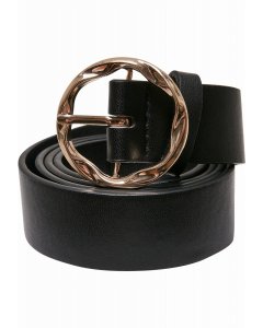 Dámský pásek // Urban Classics / Small Synthetic Leather Ladies Belt black