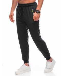 Men's sweatpants P1430 - dark grey