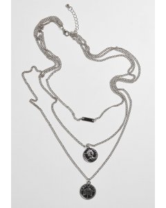 Urban Classics / Amanda Layering Necklace silver