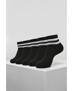 Urban Classics / Sporty Half Cuff Logo Socks 5-Pack black