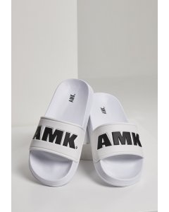 Pantofle // AMK Slides white/black