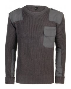 Pánský pulovr // Brandit  Military Sweater anthracite