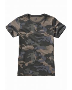 Dámské tričko krátký rukáv // Brandit Ladies T-Shirt darkcamo