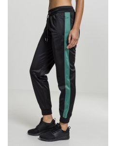 Dámské tepláky // Urban classics Ladies Cuff Track Pants black/green