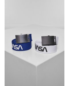 Pánský pásek // Mister tee NASA Belt Pack extra long blue wht