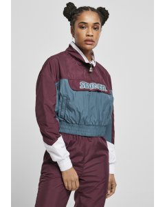 Starter / Ladies Starter Colorblock Pull Over Jacket darkviolet/teal