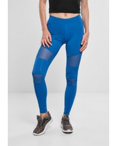 Dámské legíny // Urban classics  Ladies Tech Mesh Leggings sporty blue