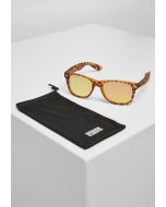 Sluneční brýle // Urban classics Sunglasses Likoma Mirror UC brown leo orange