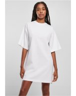 Dámské šaty // Urban Classics / Ladies Organic Heavy Oversized Tee Dress white