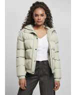 Dámská bunda do pasu // Urban classics Ladies Hooded Puffer Jacket softsalvia