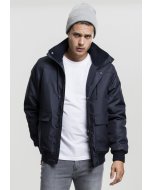 Pánská zimní bunda // Urban Classics Heavy Hooded Jacket navy