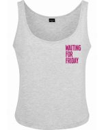 Mister Tee / Ladies Waiting For Friday Box Tank heather grey