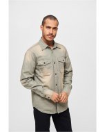 Pánská košile // Brandit Hardee Denim Shirt olive grey