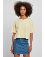 Dámské tričko krátký rukáv // Urban Classics Ladies Short Oversized Tee softyellow
