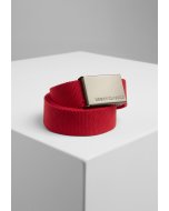 Pánský pásek // Urban classics Canvas Belts red