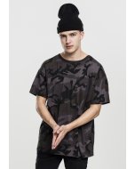 Pánské tričko krátký rukáv // Urban Classics Camo Oversized Tee dark camo