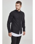 Pánská košile // Urban Classics Checked Flanell Shirt blk/blk
