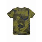 Dětské tričko // Brandit Kids T-Shirt swedish camo