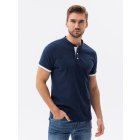 Men's plain polo shirt S1381 - V4 navy