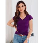 Women's plain t-shirt SLR002 - violet