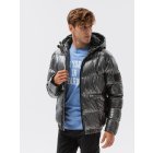 Men's winter jacket C463 - grey