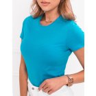 Women's plain t-shirt SLR001 - turquoise