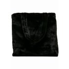 Taška // Urban Classics / Fake Fur Tote Bag black