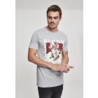 Pánské tričko krátký rukáv // Merchcode / MGK Bloom Tee heather grey