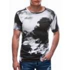 Men's printed t-shirt S1646 - black