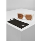 Sluneční brýle // Urban Classics Sunglasses Monaco whitesand