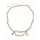 Urban Classics / Crystal Stars Necklace gold