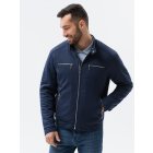 Men's mid-season quilted jacket C461 - navy