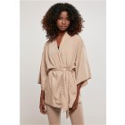 Dámský overal // Urban Classics Ladies Viscose Twill Kimono Coat softtaupe