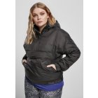 Dámská bunda // Urban classics Ladies Panel Padded Pull Over Jacket black