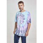 Pánské tričko krátký rukáv // Urban classics Spiral Tie Dye Pocket Tee nvy/blue/purple