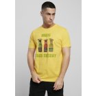 Pánské tričko krátký rukáv // Mister tee Migos Tuesday Taco Tee taxi yellow