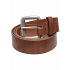 Pánský pásek // Urban Classics / Synthetic Leather Thorn Buckle Casual Belt brow