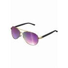 Sluneční brýle // MasterDis Sunglasses Mumbo Mirror gold/purple