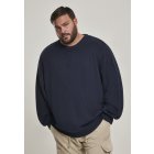 Pánská mikina // Pánský pulovr // Urban classics Cardigan Stitch Sweater midnightnavy