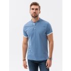 Men's plain polo shirt S1381 - V3 blue