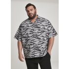 Pánská košile // Urban classics Pattern Resort Shirt stone camo